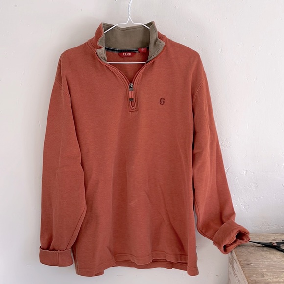 IZOD 1/4 zip top - Picture 1 of 11